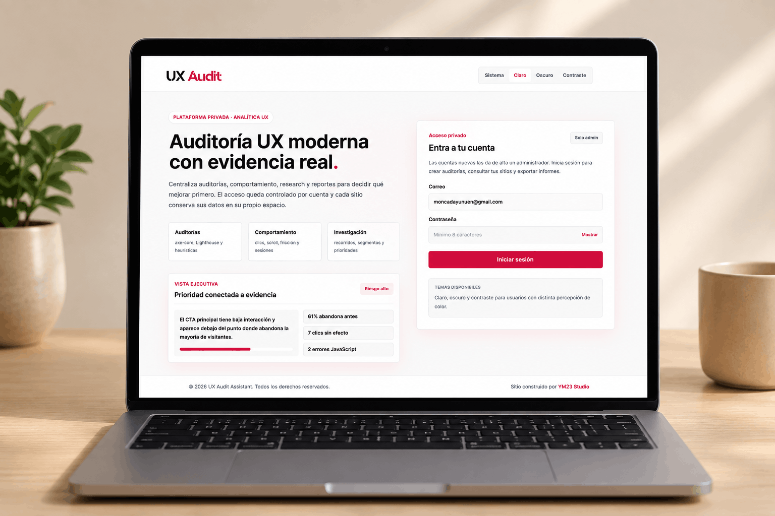 UX Audit Assistant - Demo